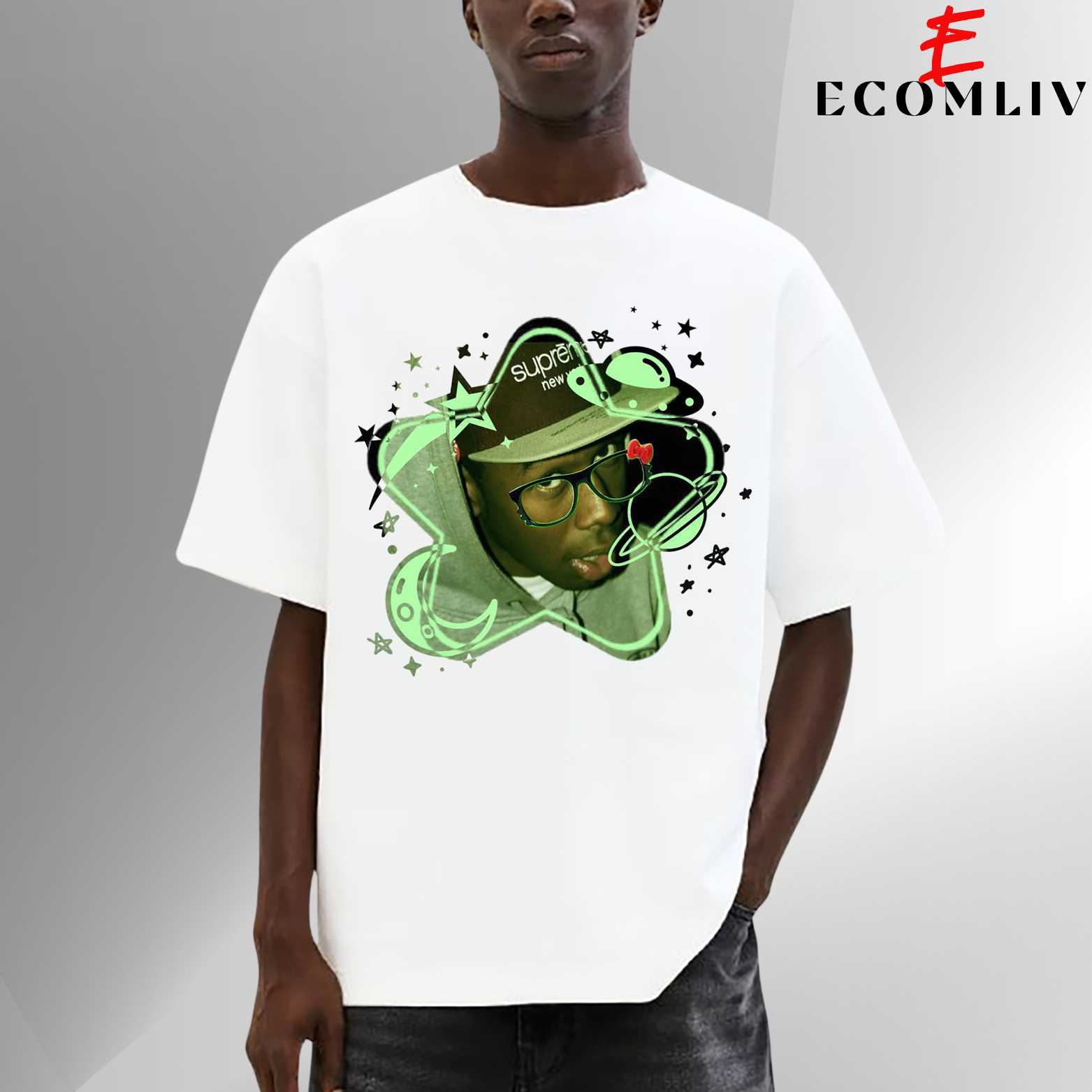 Tyler Retro Graphic Tee, Vintage Hiphop Shirt
